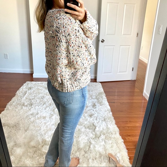Moon Madison Ivory Confetti Chenille 